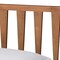 Baxton Studio Kuro Modern and Contemporary Walnut Brown Finished Wood Twin Size Platform Bed 184-11100-11158-Zoro - alternate 7